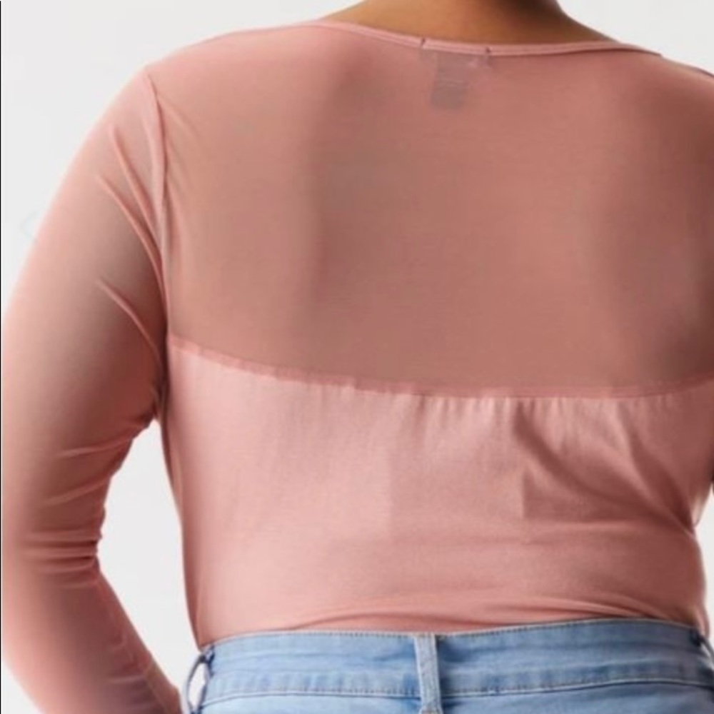 Plus Size Mesh Top - Picture 2 of 2